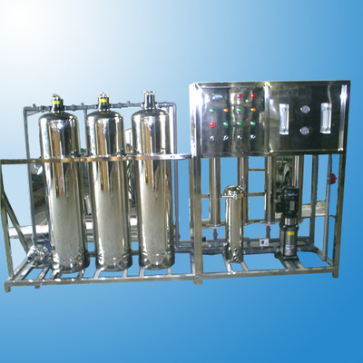 کارخانه تصفیه آب معدنی SUS304 / 316، کارخانه آب اسمز معکوس 100000 لیتر در ساعت