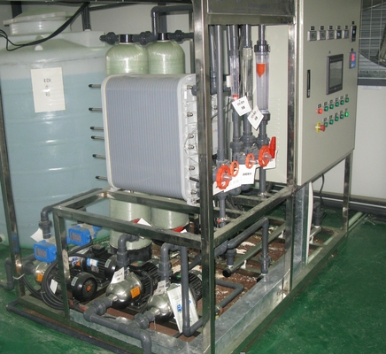 سیستم تصفیه آب کوچک RO Plus EDI برای تزریق محصول 200lph