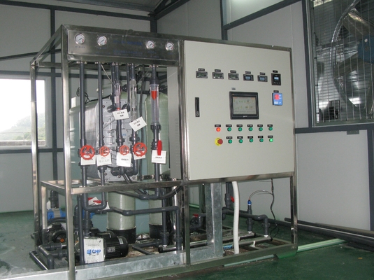 سیستم تصفیه آب کوچک RO Plus EDI برای تزریق محصول 200lph