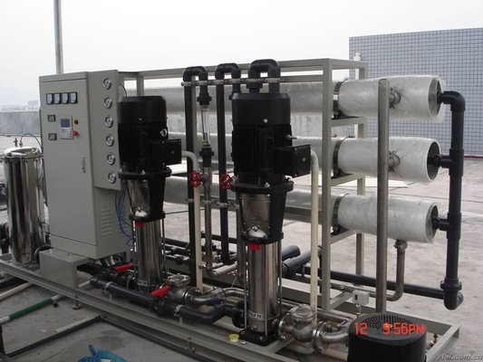 سیستم اسمز معکوس تصفیه آب PLC 10000L/H RO برای آب آشامیدنی