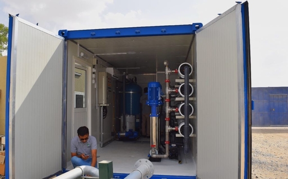 سیستم نمک‌زدایی آب زیرزمینی با انرژی خورشیدی OEM / ODM 35000 PPM