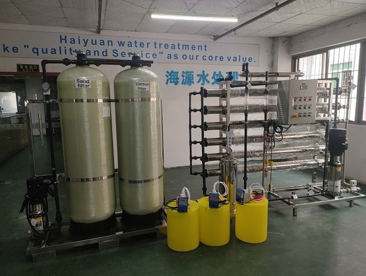 سیستم آب 3000lph RO سیستم فیلتر آب اسموز معکوس RO سیستم
