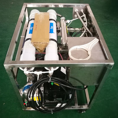 250 کیلوگرم نمک زدایی کارخانه آب دریا برای قایق ها 40000ppm TDS