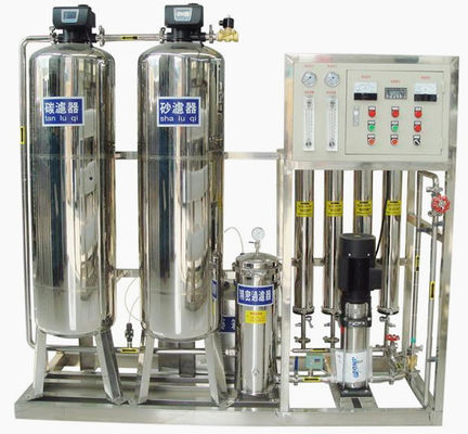 400 کیلوگرم کارخانه آب شور RO ، 3000 اس پی اس اسمز معکوس با لوله UPVC