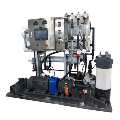 3000L/Hour شوره آب سیستم های اسمز معکوس UPVC آب شیرین کن