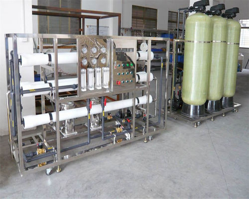 2000LPH آب لب شور RO Plant BWRO مواد فولاد ضد زنگ
