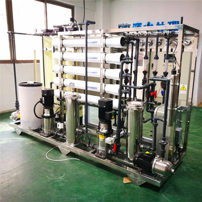 480 کیلوگرم سیستم تصفیه آب اسمز معکوس 100TPH بیپاس