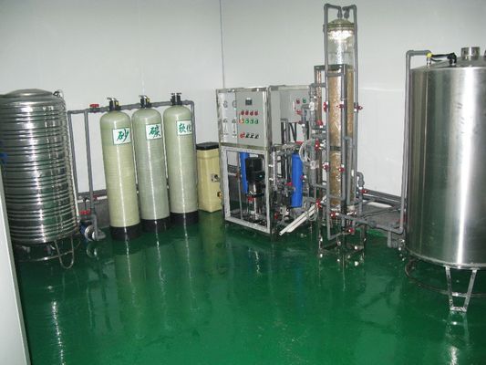 سیستمهای آب دیونیزه شده با باتری تقطیر شده با PLC Control 1TPH بهره وری