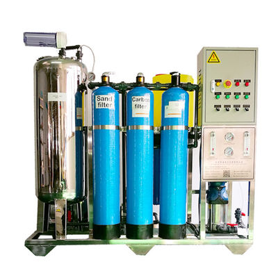 FRP تصفیه آب نانوفیلتراسیون 10m3/Hr با پمپ Grundfos