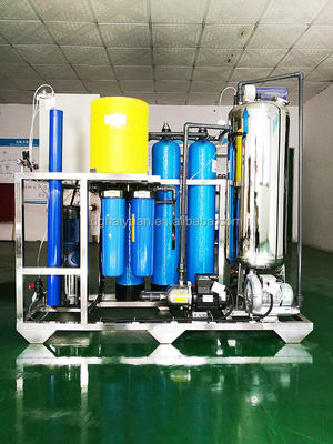 FRP تصفیه آب نانوفیلتراسیون 10m3/Hr با پمپ Grundfos