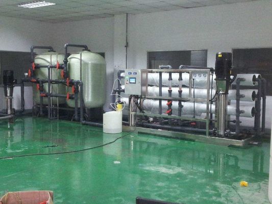 FRP تصفیه آب نانوفیلتراسیون 10m3/Hr با پمپ Grundfos