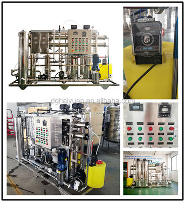 1000PPM صنعتی سیستم اسمز معکوس صنعتی ، تجهیزات آب دیونیزه