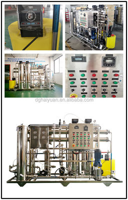 1000PPM صنعتی سیستم اسمز معکوس صنعتی ، تجهیزات آب دیونیزه