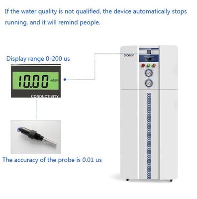1.5kw سیستم آب دیونیزه برای آزمایشگاه 50LPH با PLC Contraol