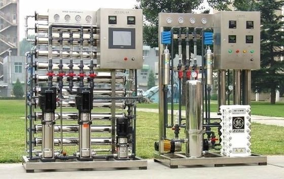 1.5kw سیستم آب دیونیزه برای آزمایشگاه 50LPH با PLC Contraol