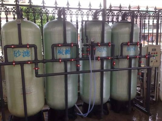 کارخانه آب معدنی تختخواب مختلط ، 60 - - 75 Re ریکاوری یون تبادل Dm کارخانه