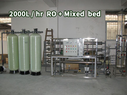 460V سیستم های آب دیونیزه ، 50TPH بستر مخلوط dm گیاه نیمه کنترل