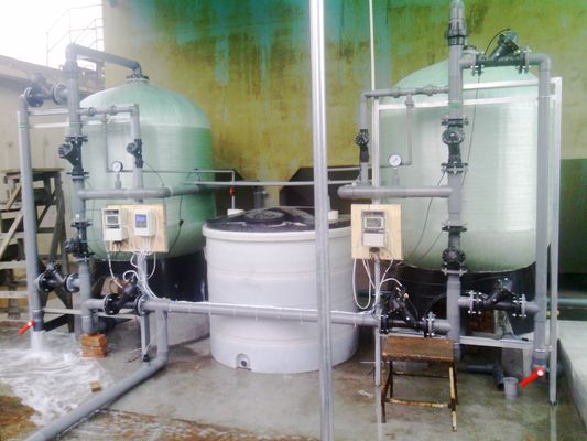 سیستم تصفیه آب H2o و قطعات نرم کننده PLC مواد UPVC