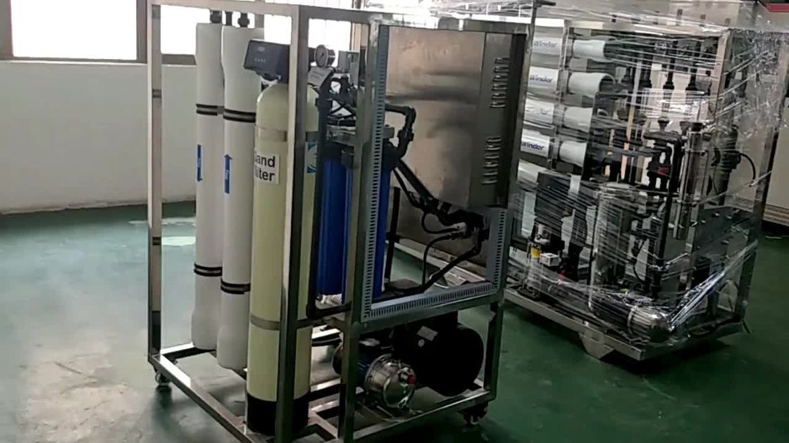 FRP Filter Seawater RO Plant Solar Powered 20-30٪ نرخ بازیابی
